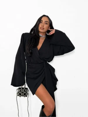 Sukienka kopertowa Naomi czarna